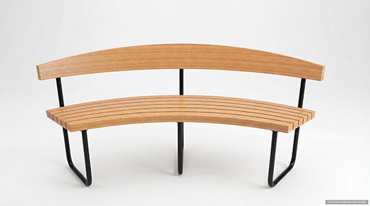 IDEM – the simple curved bench with exciting dynamics